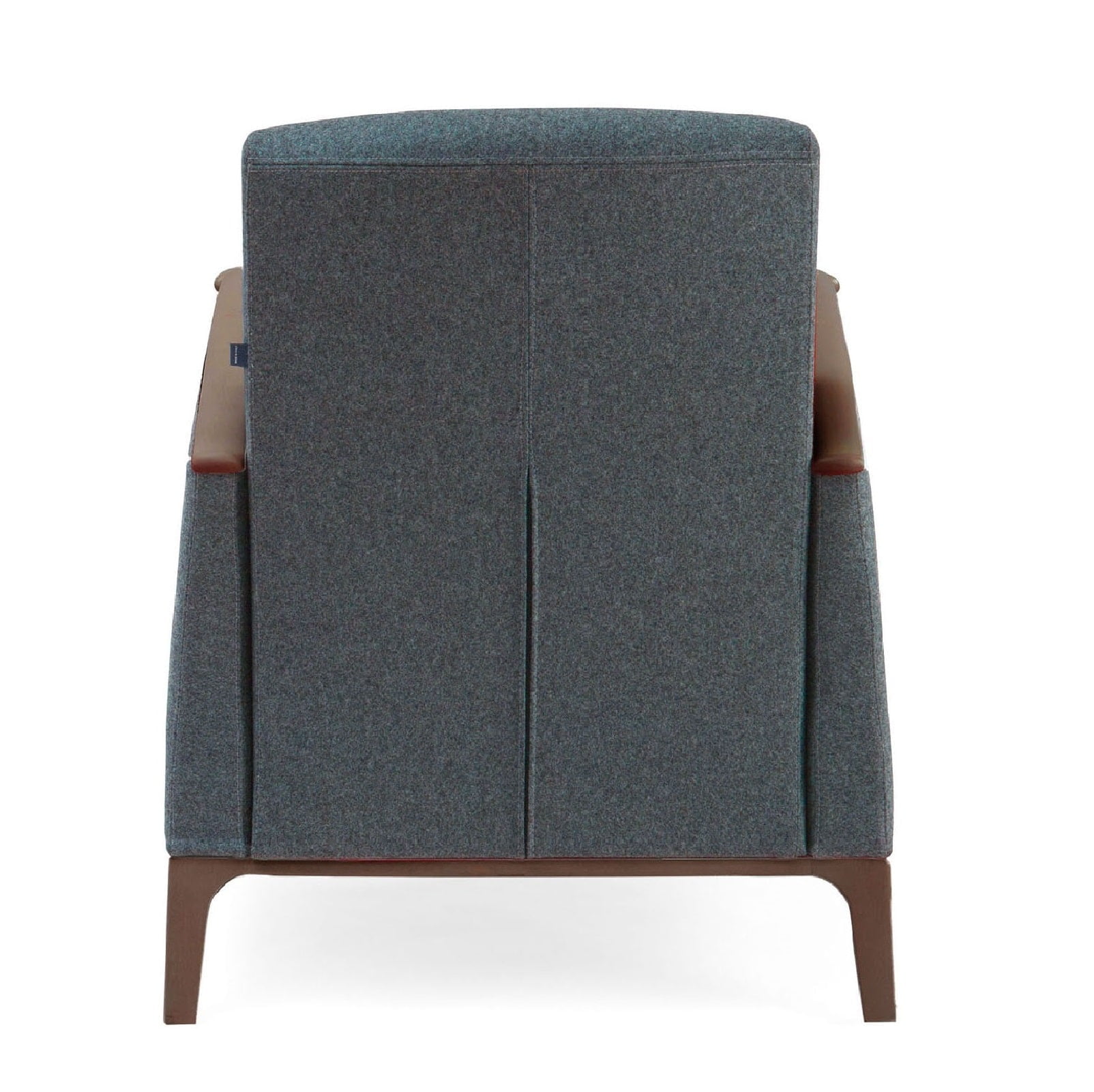 Senioren fauteuil Liv Relax AA senioren fauteuil grijs met bruin houte poten