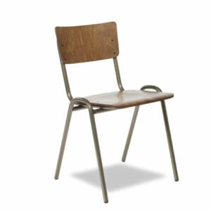 Industriële stoel Old School hout