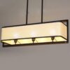 Rieten hanglamp zwart riet! Brede lampenkap van riet met een zwart frame