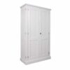 Witte houten servieskast met 2 deurs
