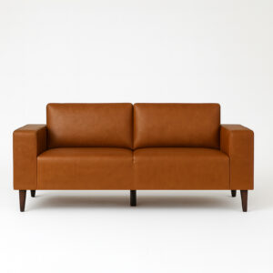 Britt 3 Zits ergonomische zorgbank in bruin kunstleder