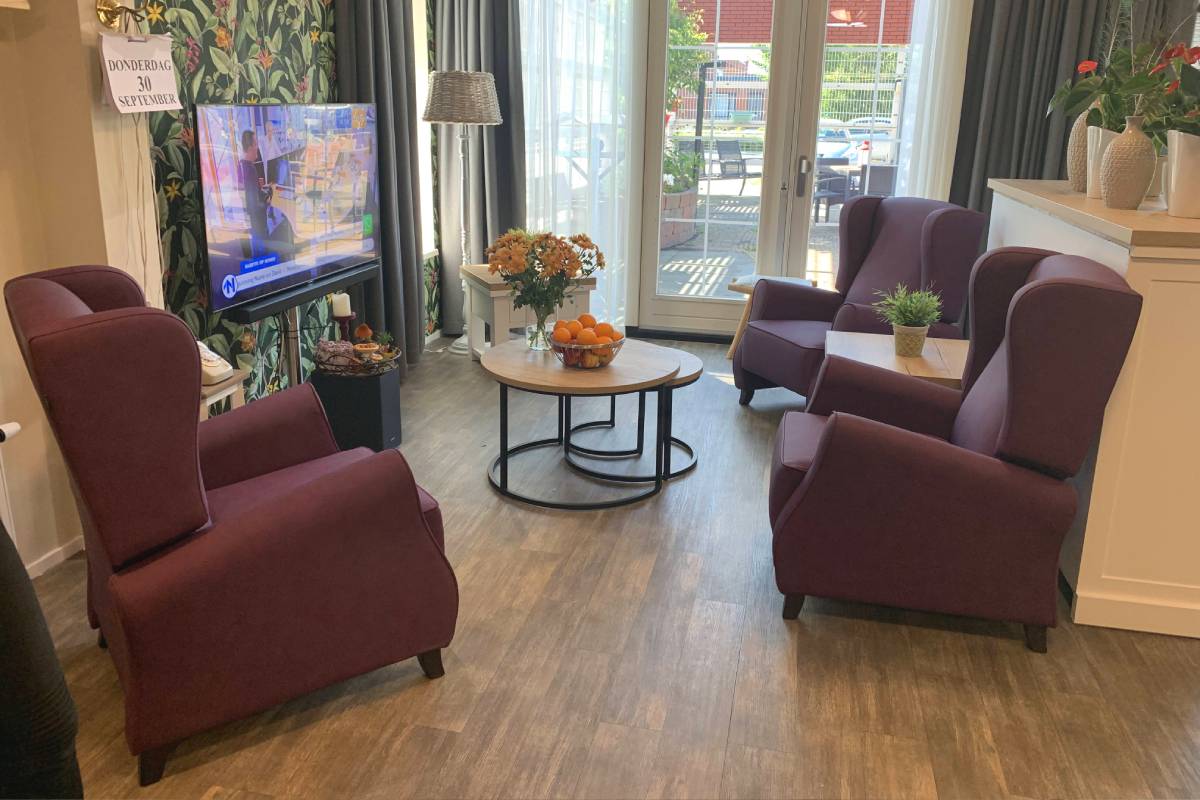 Prachtige fauteuil voor de zorg