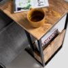 Industriële bijzettafel voor de zorg