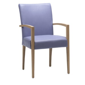 Seniorenstoel met hoge rugleuning