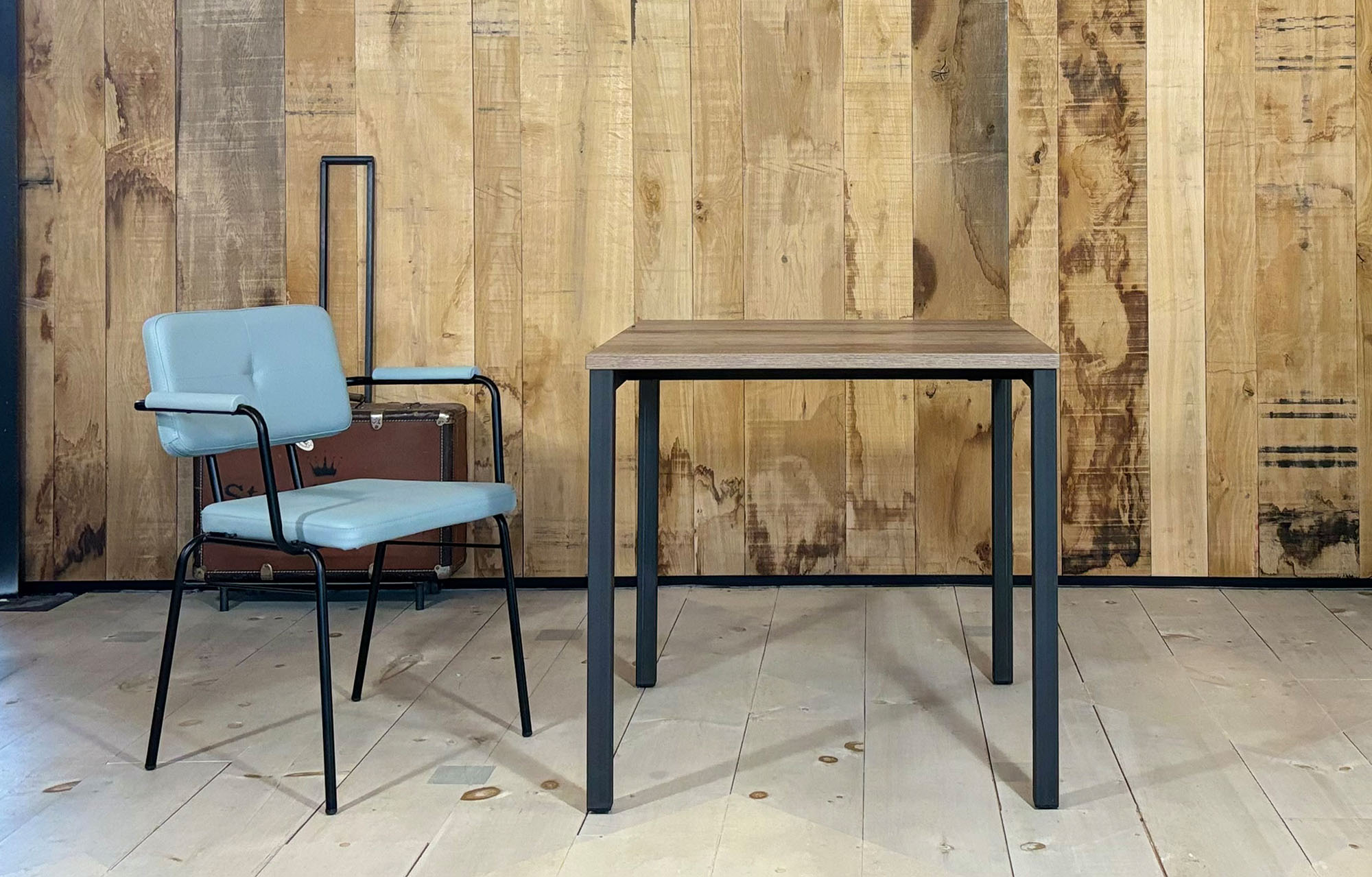 Extra stevige metalen seniorentafel Sensi met Senior stoel
