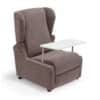 Fauteuil met verwijderbare tafel