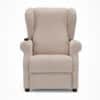 Stevige fauteuil voor ouderen met afstandsbediening