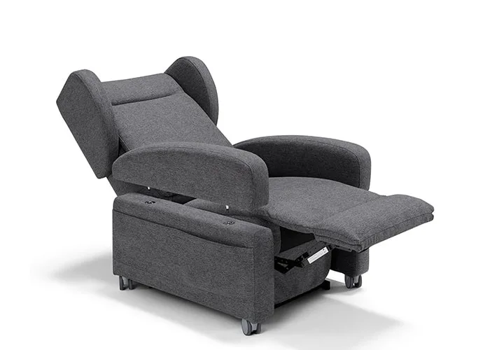 Fauteuil met afneembare armleuning voor dagbesteding