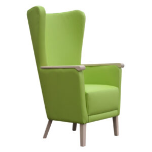 Bloem fauteuil met hoge rugleuning