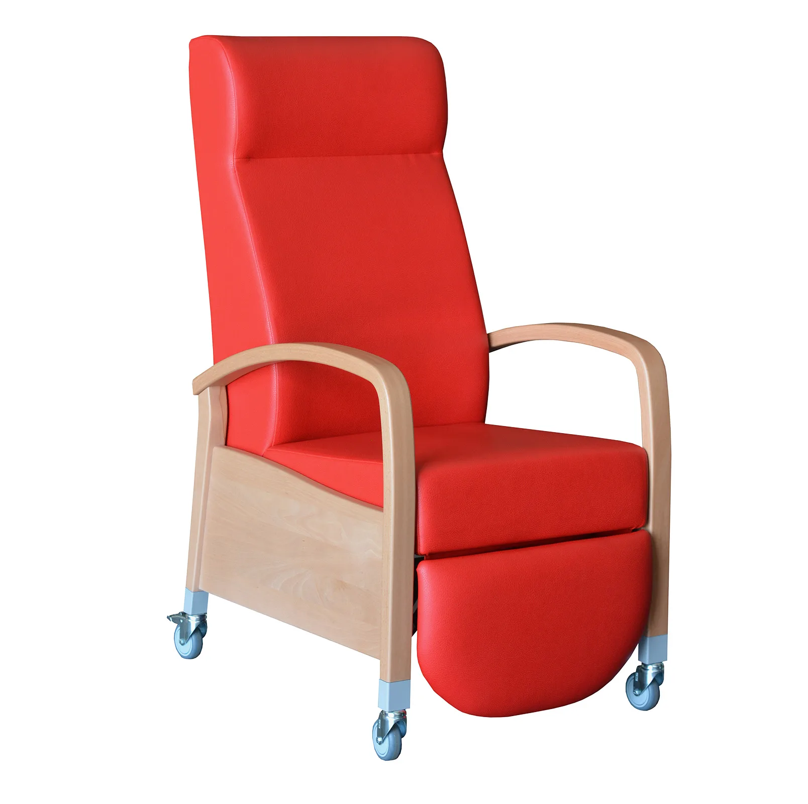 Ergonomische fauteuil op wielen